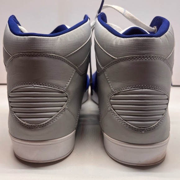 Men’s Classic Size 13 Adidas Originals - Hard Court Hi Big Logo Blue White - Picture 4 of 10